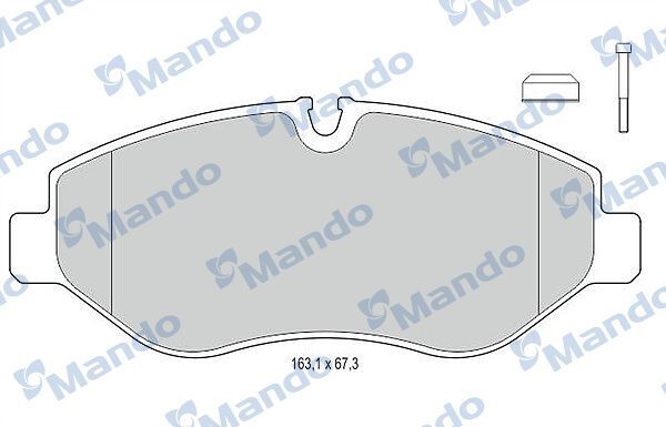 MERCEDES-BENZ W906-907-910-639-447 06- FREN BALATASI ÖN A0044208320 MANDO