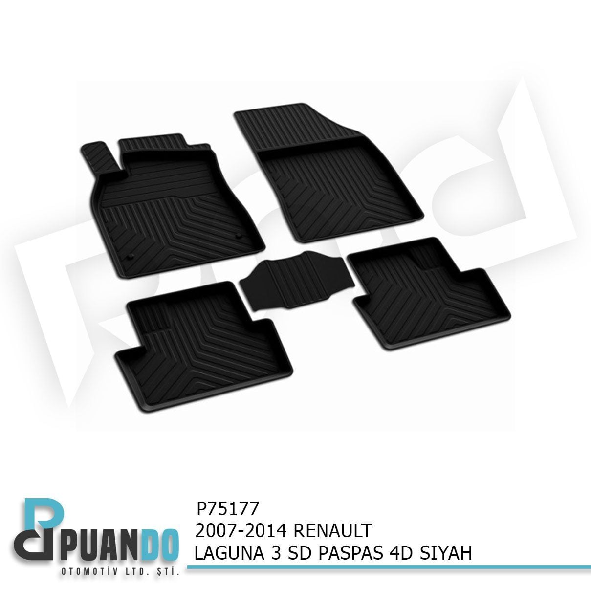 2007-2014 RENAULT LAGUNA 3 SD PASPAS 4D SIYAH