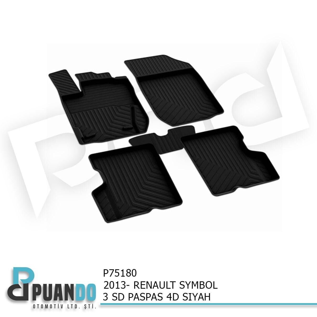 2013- RENAULT SYMBOL 3 SD PASPAS 4D SIYAH