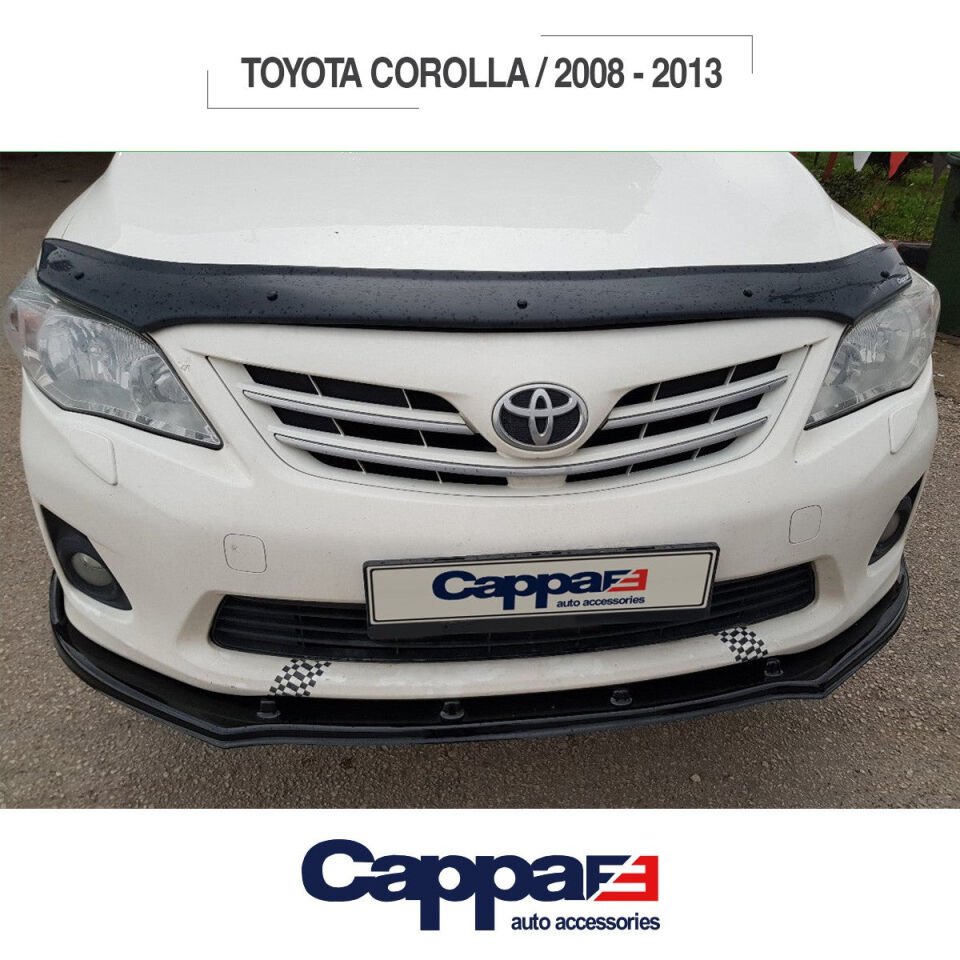 Toyota Corolla 2008-2013 Yıl Aralığı Uyumlu Kaput Rüzgarlığı 3mm