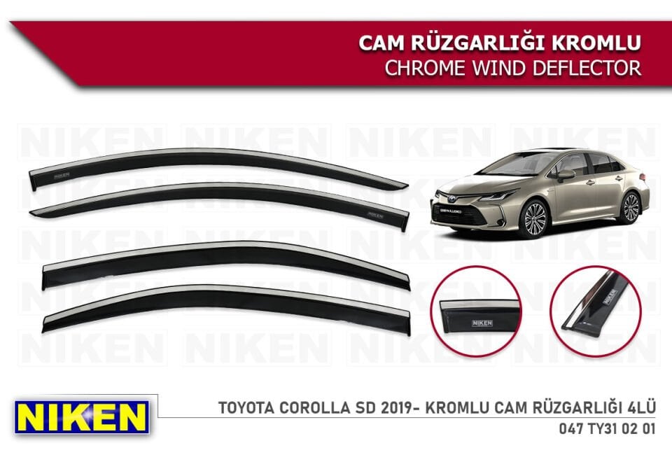VW GOLF 7 2013- KROMLU CAM RÜZGARLIĞI 4LÜ