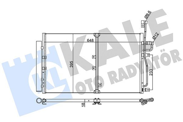 OPEL CAPTIVA ANTARA 07- KLIMA RADYATÖRÜ 20759648 96805196  96629581 20759647 KALE