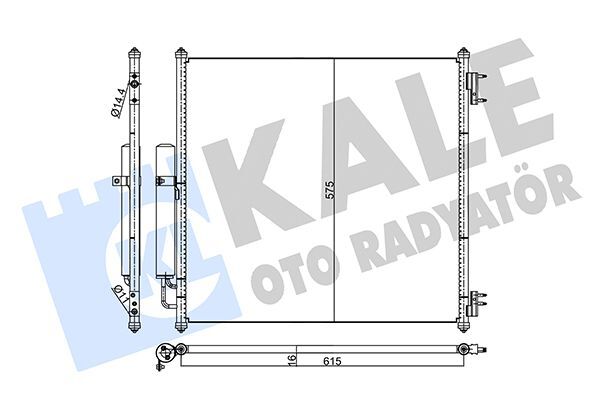 BMW LAND ROVER RANGE ROVER IV SPORT II 12- KLIMA RADYATÖRÜ LR035791 VALEO