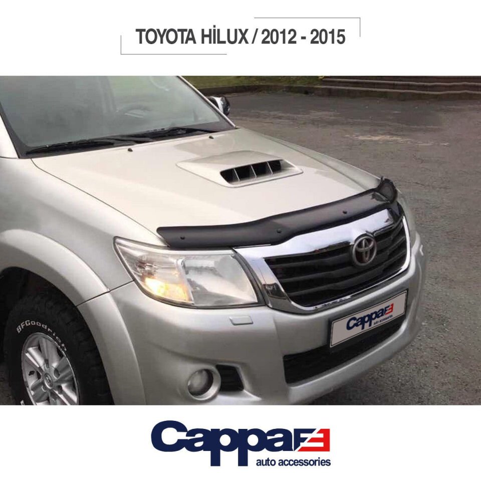 Toyota Hilux 2012-2015 Yıl Aralığı Uyumlu Kaput Rüzgarlığı 3mm