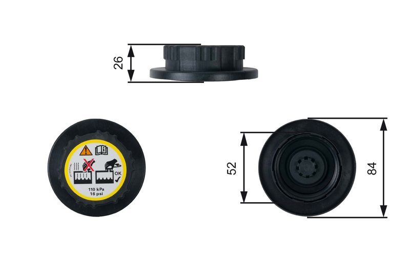 BMW RANGE  ROVER MK III 97-00 RADYATÖR DEPO  KAPAGI PCD500030 BEHR