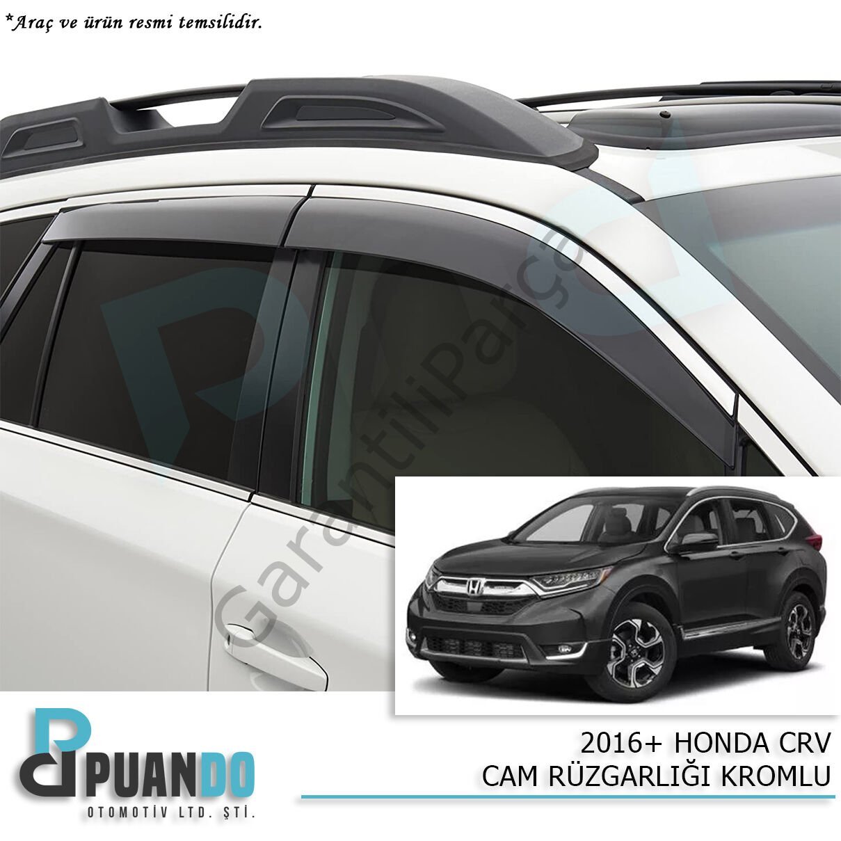 2016+ HONDA CRV CAM RUZGARLIGI KROMLU