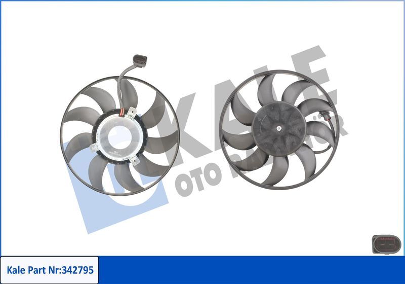 VOLKSWAGEN GOLF7-PASSAT-A3-LEON 13- FAN MOTORU 5Q0959455AH KALE