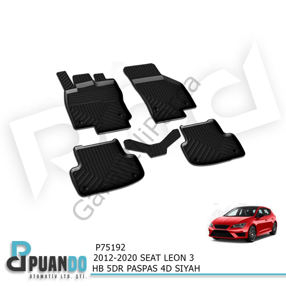 2012-2020 SEAT LEON 3 HB 5KP PASPAS 4D SIYAH