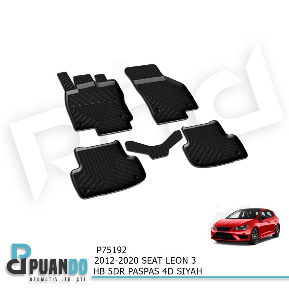 2012-2020 SEAT LEON 3 HB 5KP PASPAS 4D SIYAH