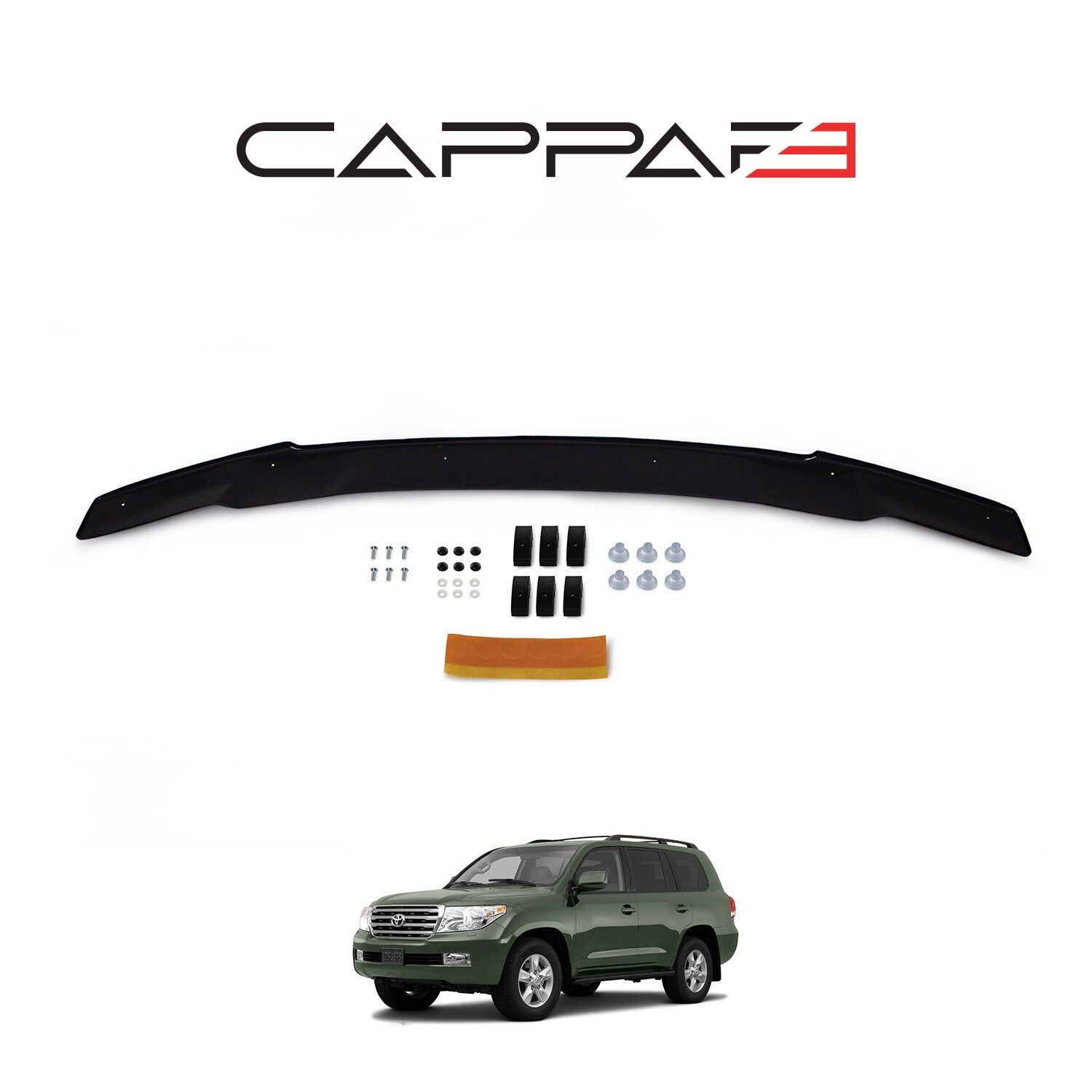 Toyota Land Cruiser 2008-2014 Yıl Aralığı Uyumlu Kaput Rüzgarlığı 3mm