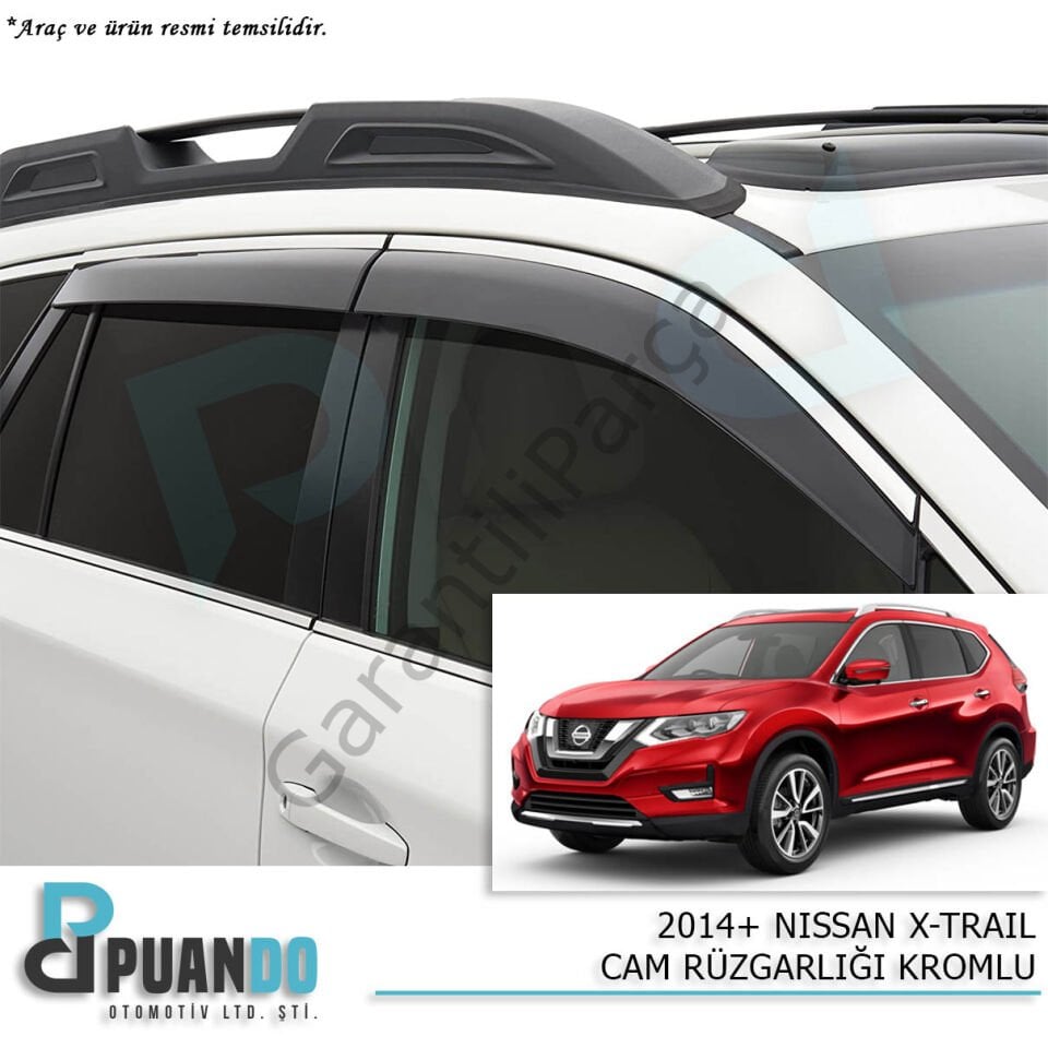2014+ NISSAN X-TRAIL CAM RUZGARLIGI KROMLU