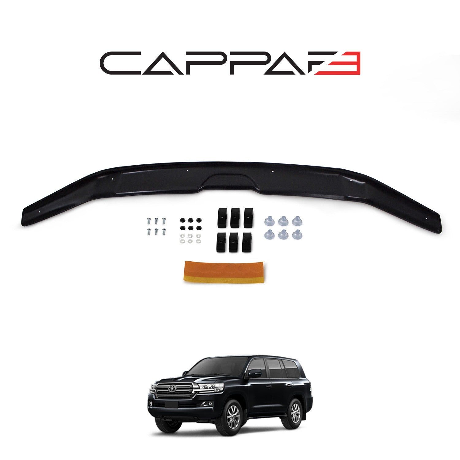 Toyota Land Cruiser 2015- Yılı ve Sonrası Uyumlu Kaput Rüzgarlığı 4mm