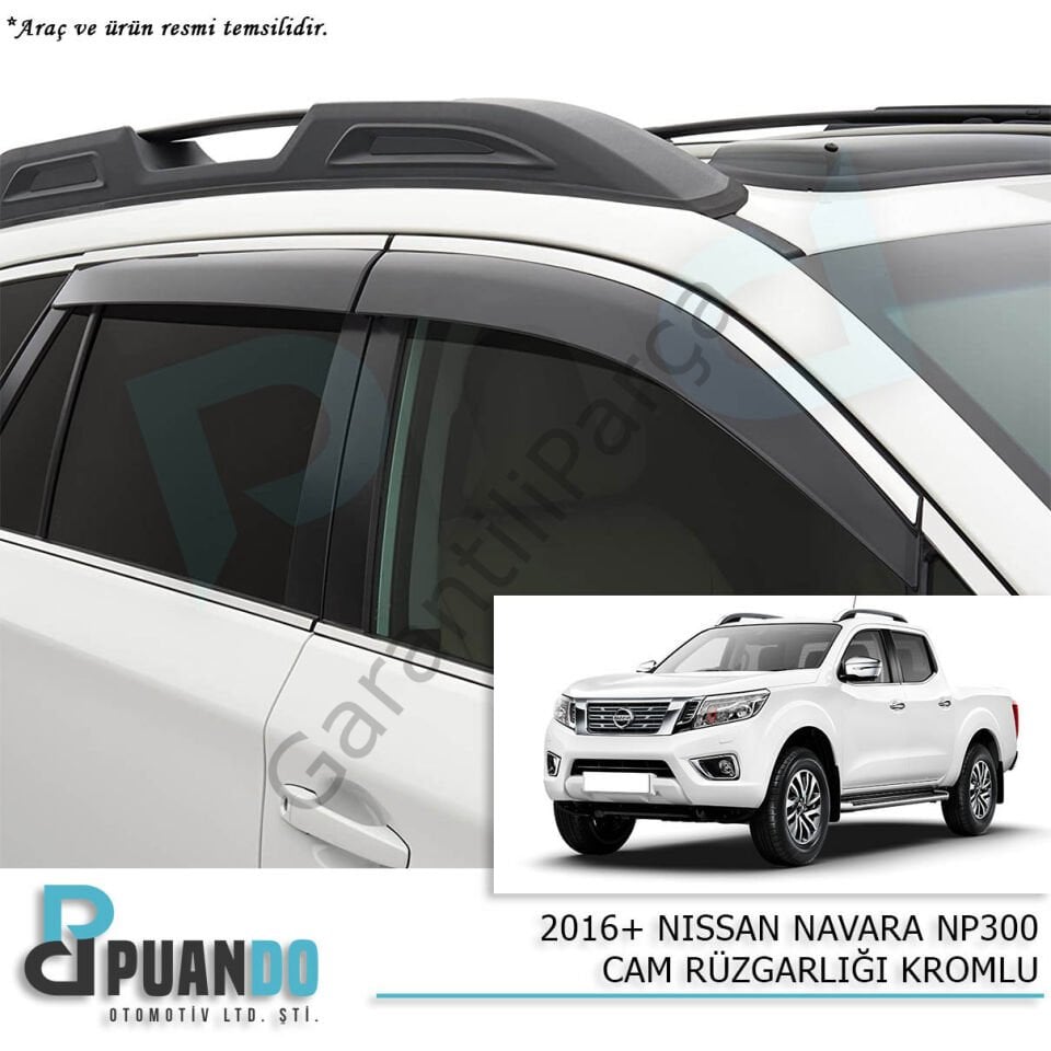 2016+ NISSAN NAVARA NP300 CAM RUZGARLIGI KROMLU