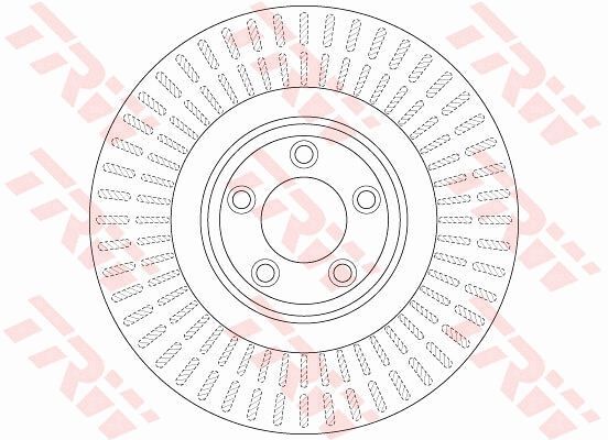BMW JAGUAR F-TYPE 12- FREN DISKI ÖN C2C25337 TRW