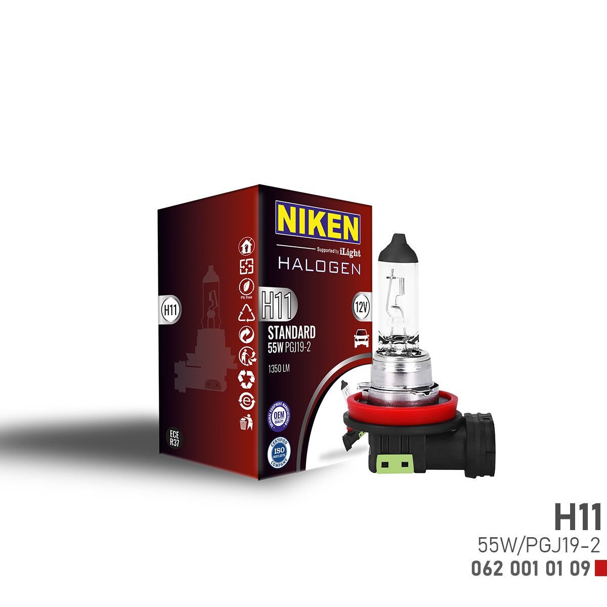 NIKEN H15 15W/55W HALOJEN AMPUL PGJ23t-1 (12V)