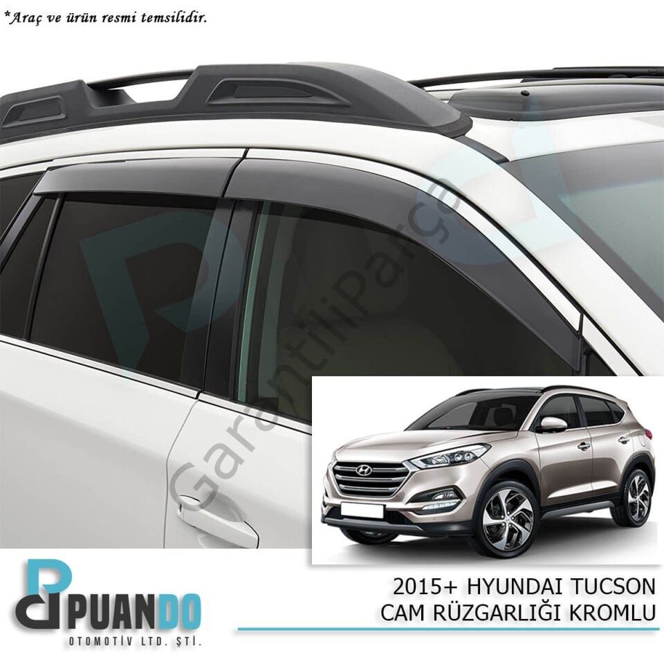 2015-2020 HYUNDAI TUCSON CAM RUZGARLIGI KROMLU