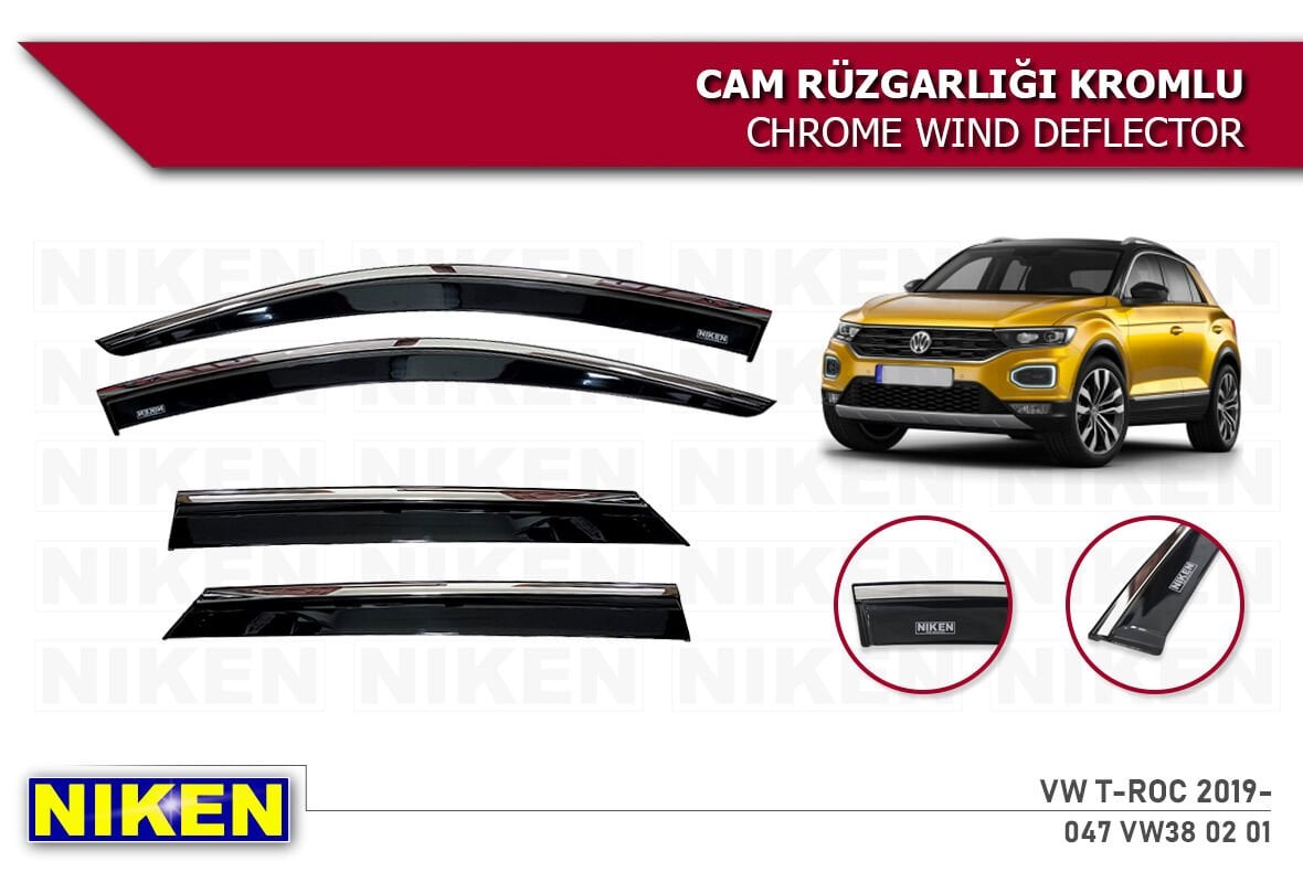 PEUGEOT 5008 2018- KROMLU CAM RÜZGARLIĞI 4LÜ