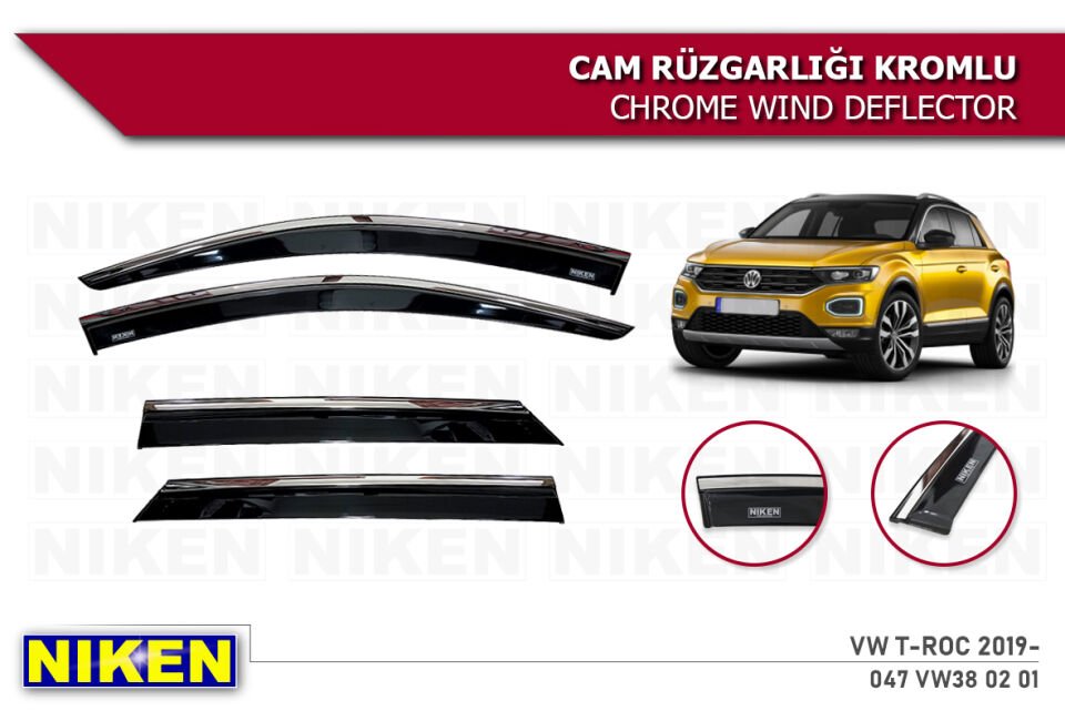 PEUGEOT 5008 2018- KROMLU CAM RÜZGARLIĞI 4LÜ