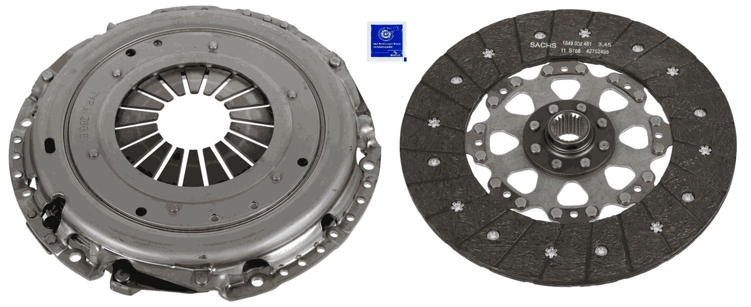 HYUNDAI SANTAFE/SORENTO D4HA/D4HB 2012- DEBRIYAJ SETI 412003B010 SACHS