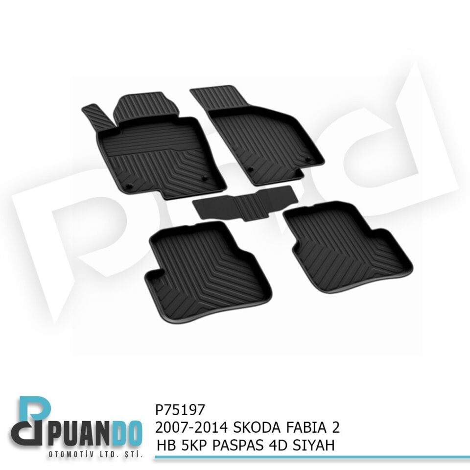 2007-2014 SKODA FABIA 2 HB 5KP PASPAS 4D SIYAH