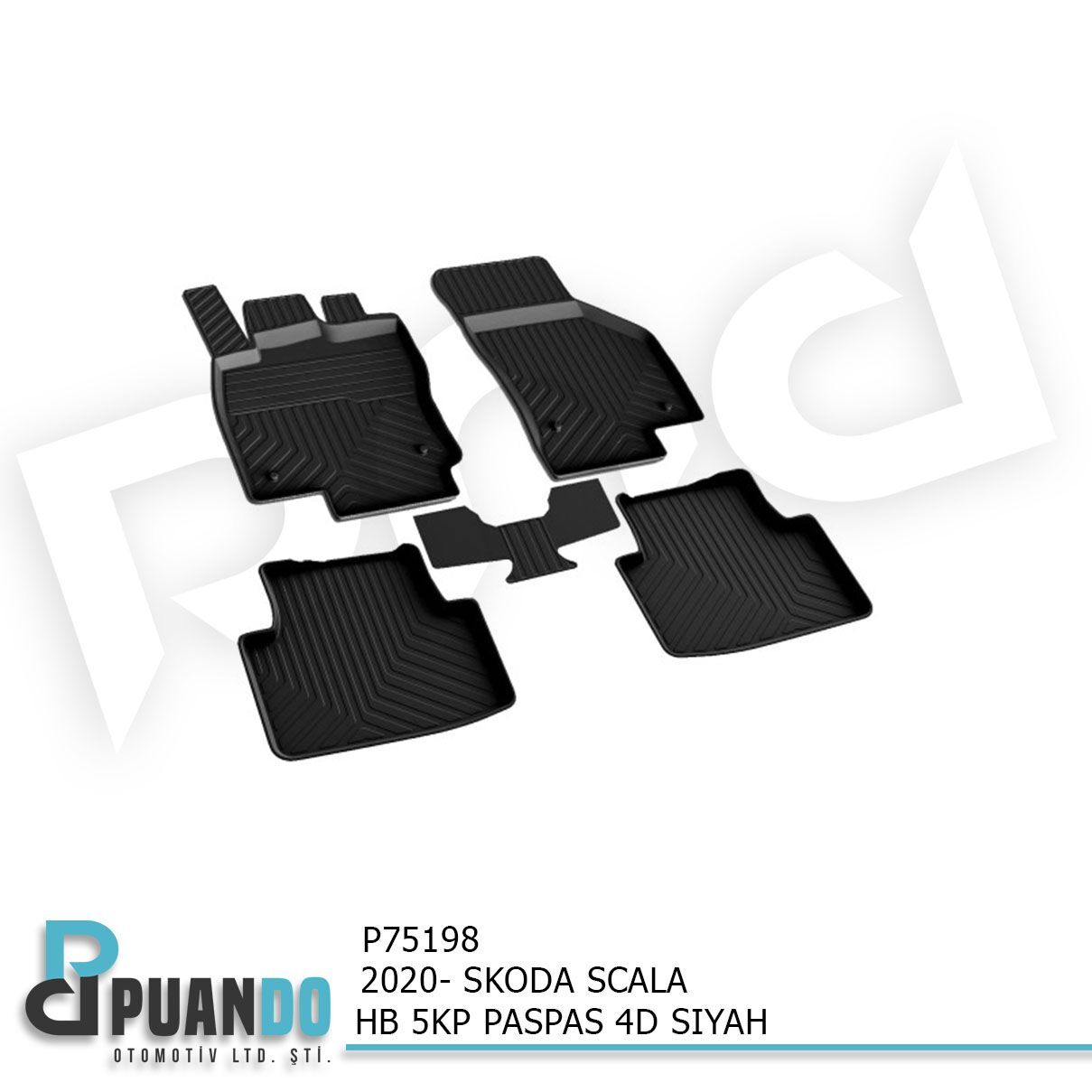 2020- SKODA SCALA HB 5KP PASPAS 4D SIYAH