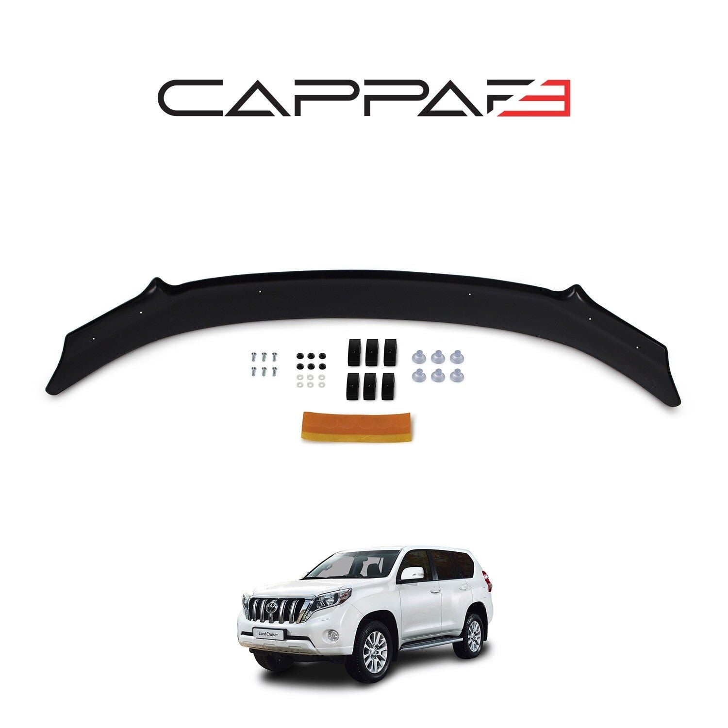 Toyota Land Cruiser Prado 2014-Yılı ve Sonrası Uyumlu Kaput Rüzgarlığı 3mm