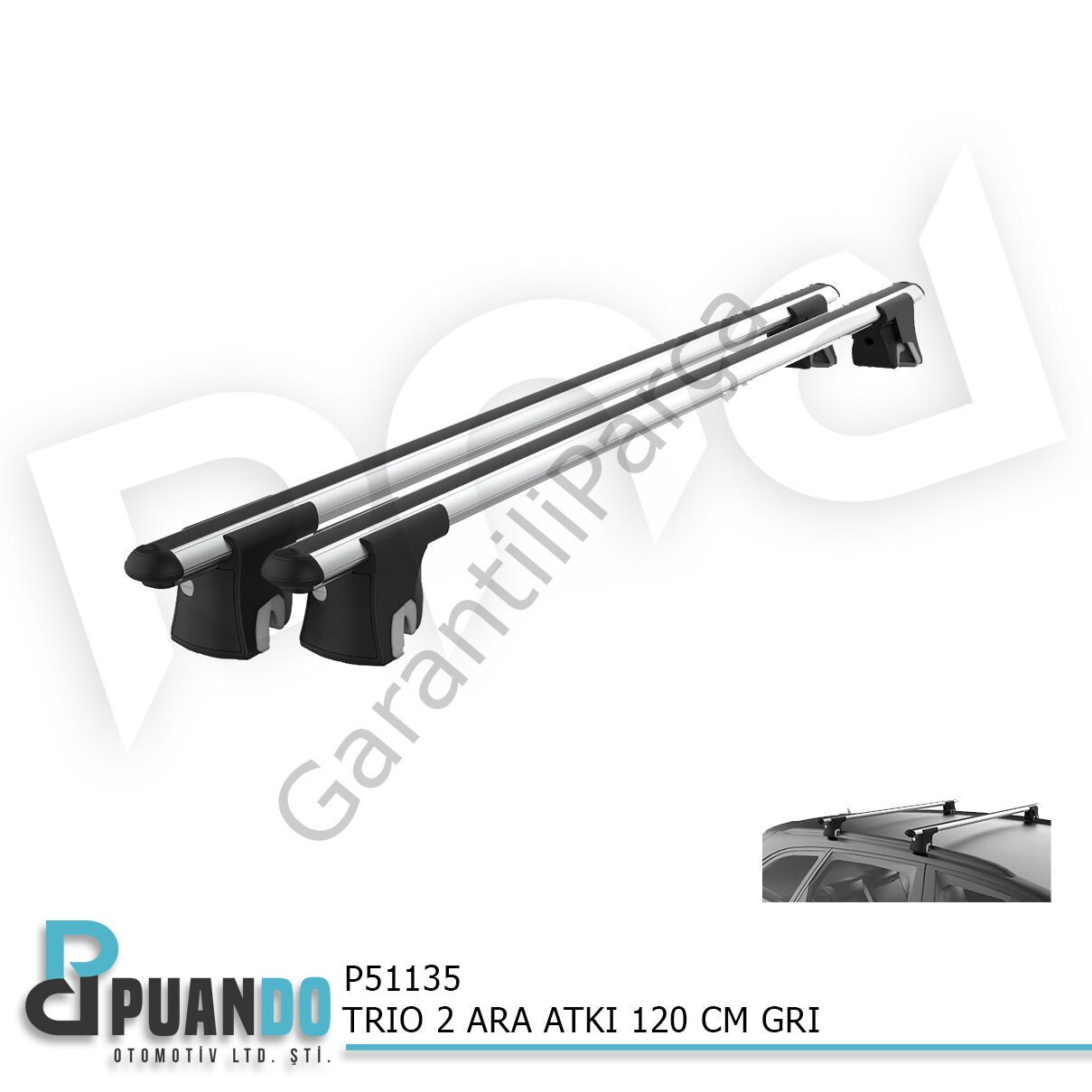 TRIO 2 ARA ATKI 120 CM GRI