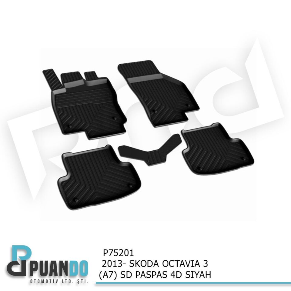 2013- SKODA OCTAVIA 3 (A7) SD PASPAS 4D SIYAH