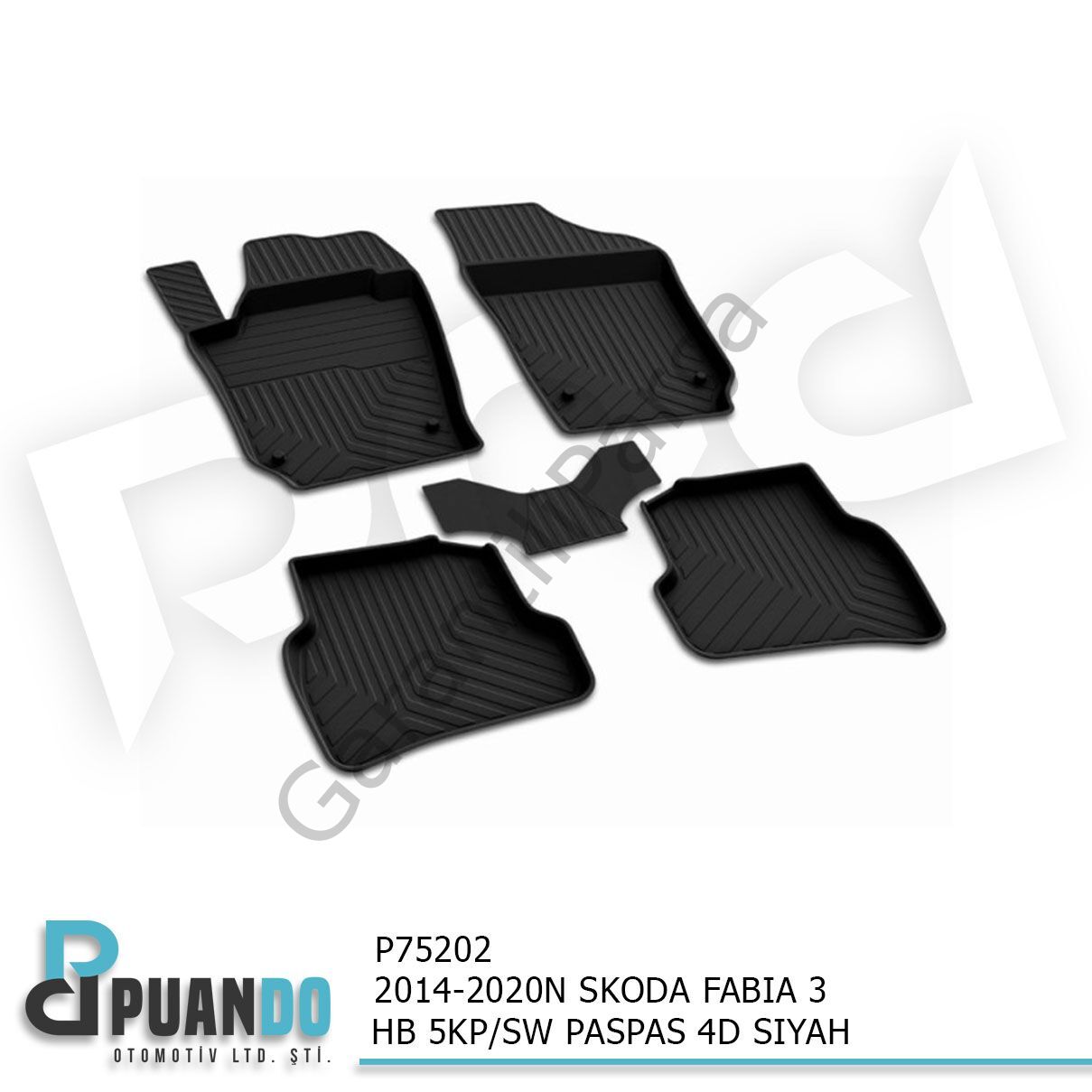 2014-2020N SKODA FABIA 3 HB 5KP/SW PASPAS 4D SIYAH