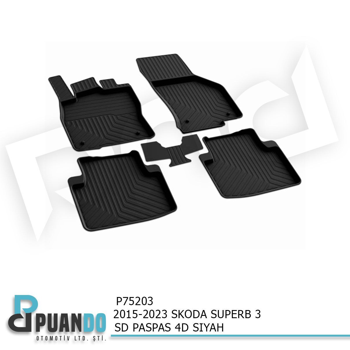2015-2023 SKODA SUPERB 3 SD PASPAS 4D SIYAH