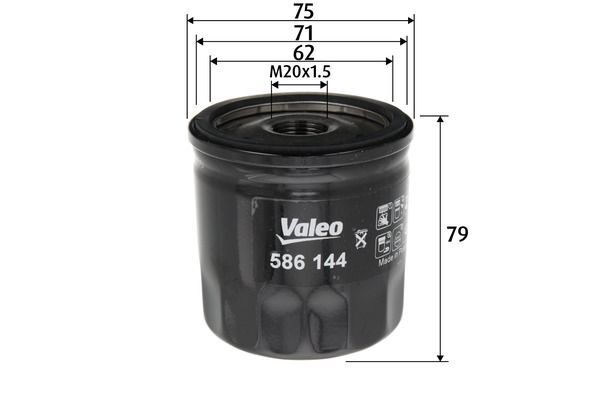 RENAULT CLIO IV vb. 09- YAG FILTRESI 152089599R VALEO