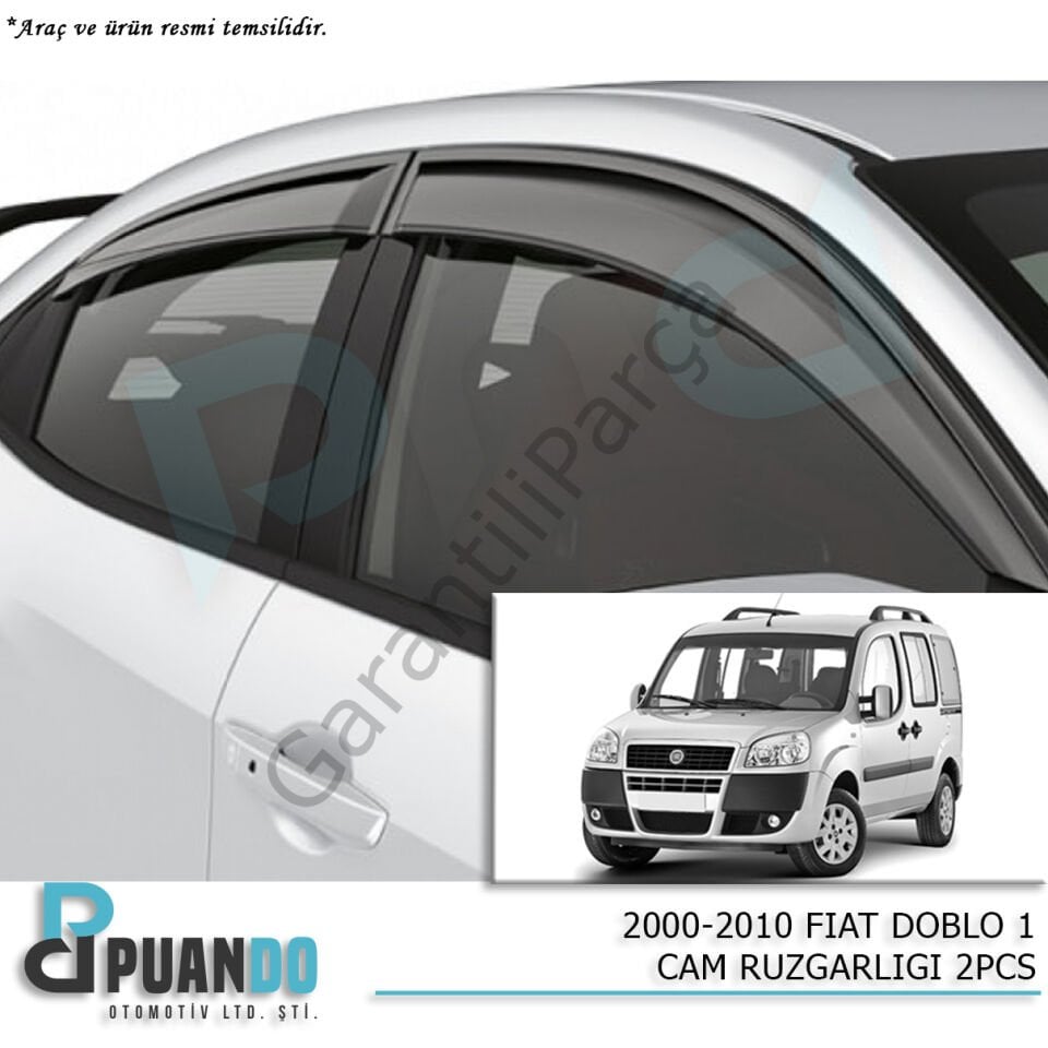 2000-2010 FIAT DOBLO 1 CAM RUZGARLIGI 2PCS