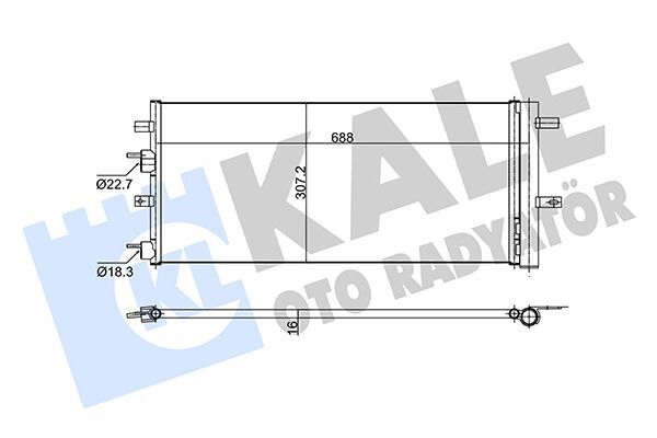 FORD MONDEO/S-MAX/EDGE 14- KLIMA RADYATÖRÜ HG9H 19710 CA KALE