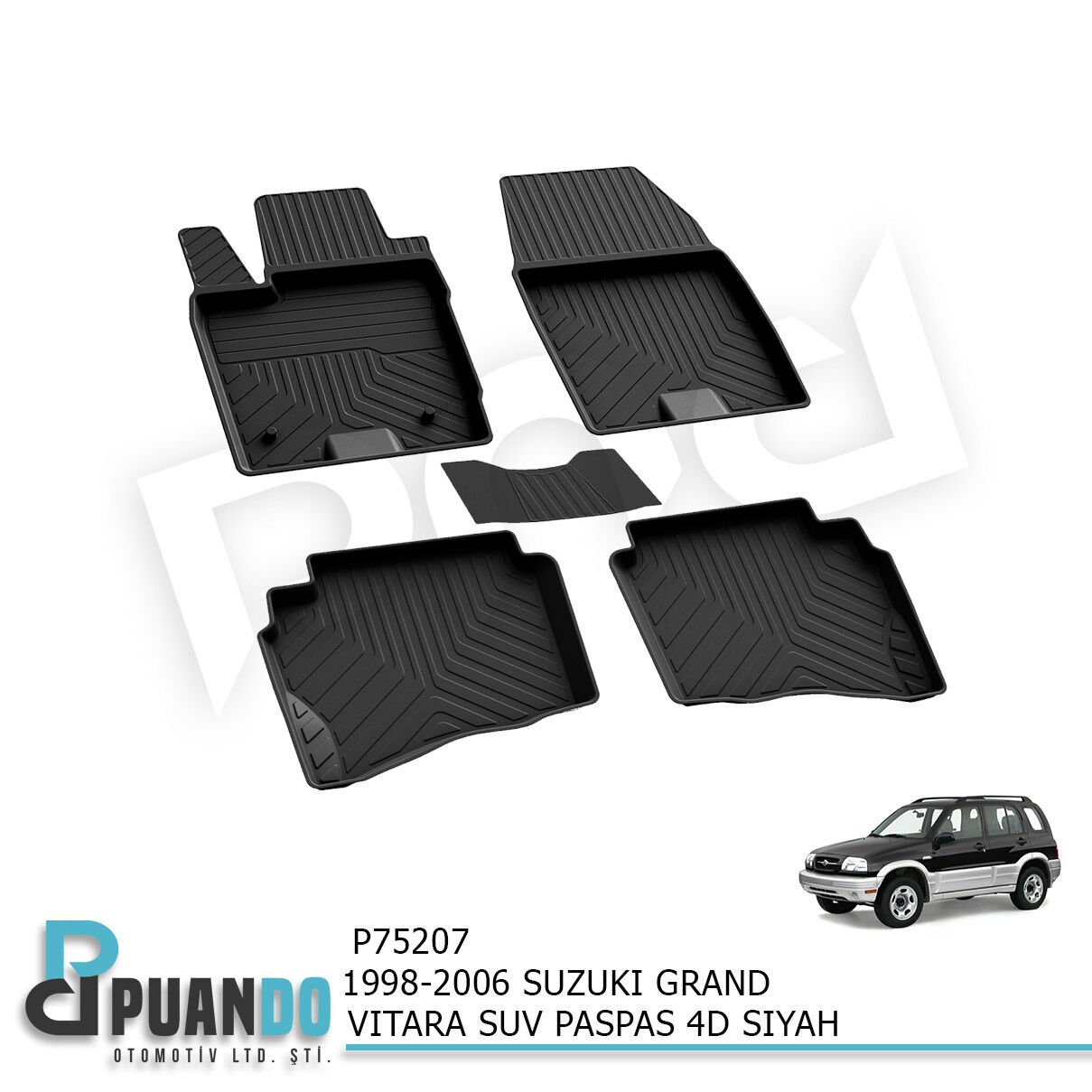 1998-2006 SUZUKI GRAND VITARA SUV PASPAS 4D SIYAH