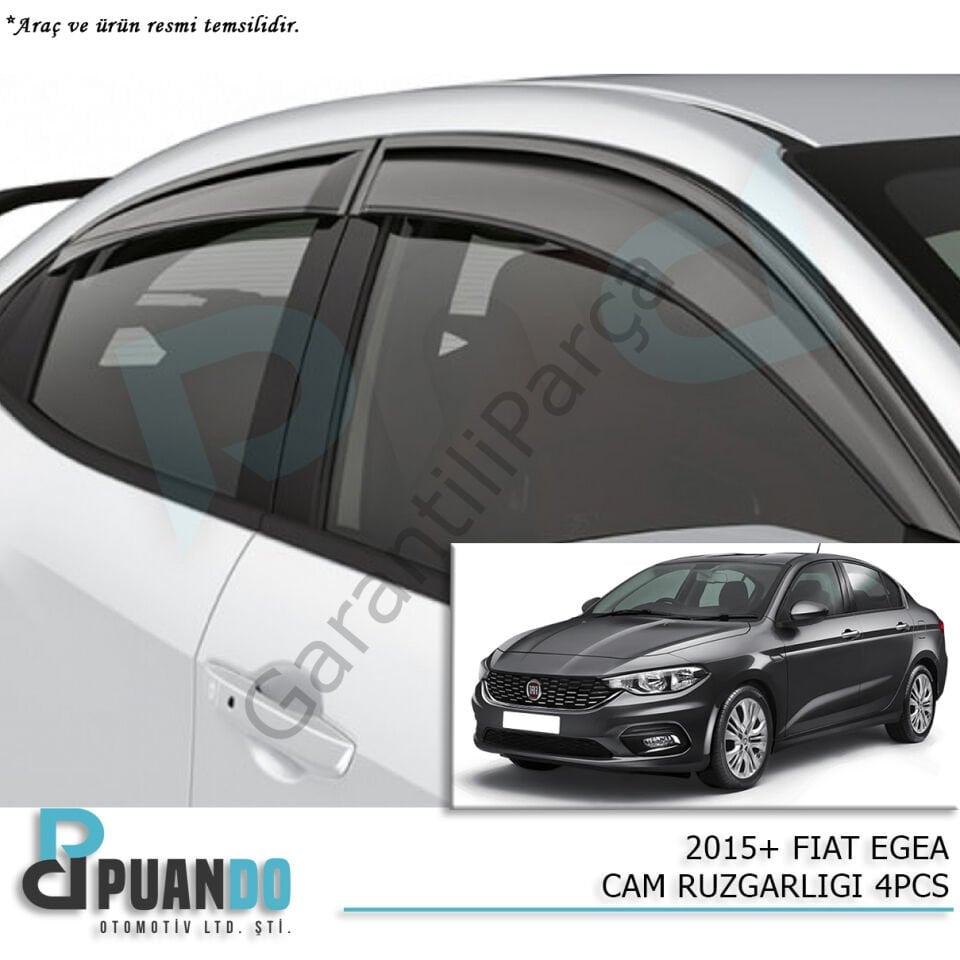 2015+ FIAT EGEA CAM RUZGARLIGI 4PCS