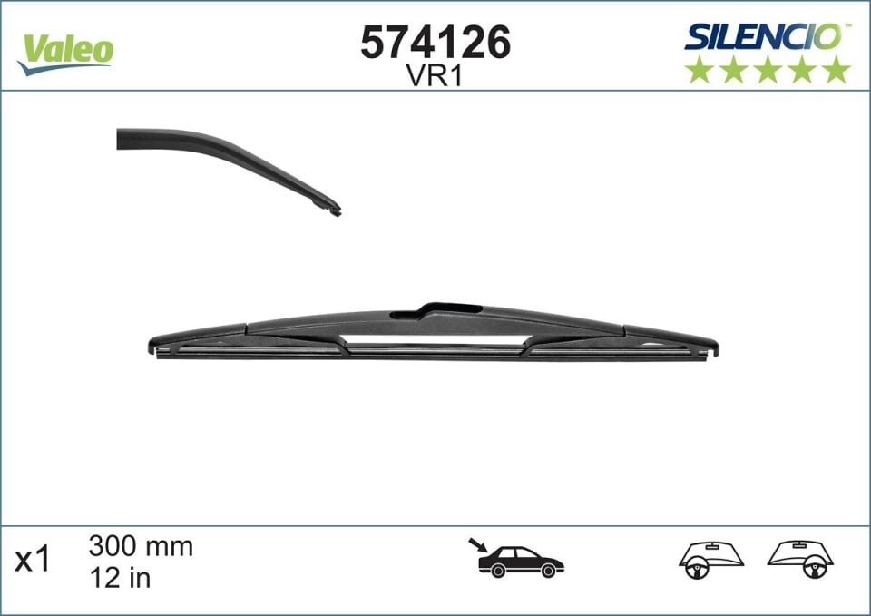 PEUGEOT 2008 12- SILECEK SÜPÜRGESI ARKA 6423.90 VALEO